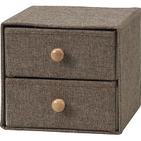 折りたたみ二段引タンス