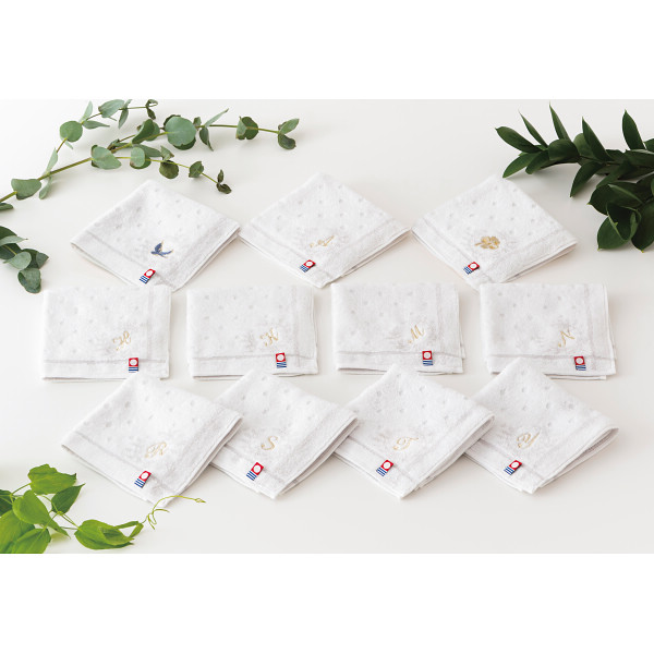 ＴＯ　ＦＯＲ　刺繍入り今治タオルハンカチ Ｋのサムネイル画像1