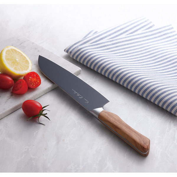 バイアキッチン　オリーブブラック三徳包丁のサムネイル画像1