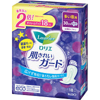 ロリエ肌きれいガード夜用　羽つき９コ入×２