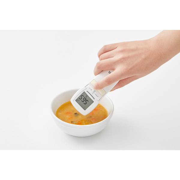 タニタ　非接触体温計 アイボリー／１～４９個のサムネイル画像1