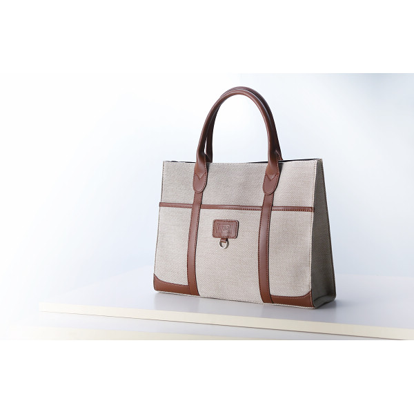 ジュンコ　コシノ　イコール　エルガリー手提げバッグ ブラウンのサムネイル画像2