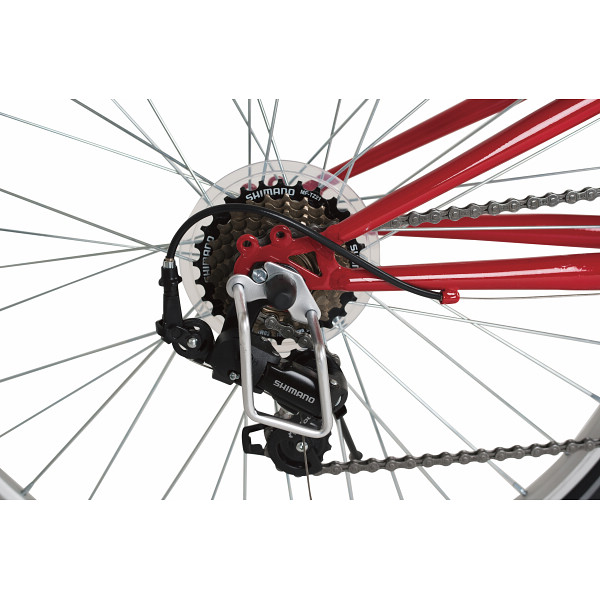 ２６型クロスバイク折畳自転車　ライト付　２台組のサムネイル画像1
