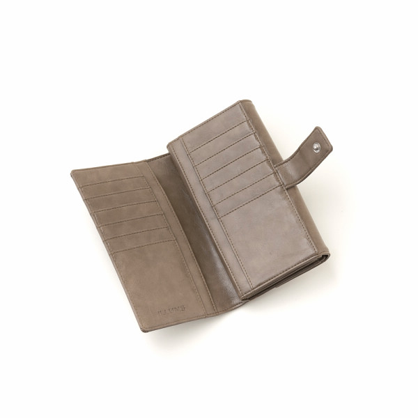 イルムス　長財布（カード入れ１２室） ブラウンのサムネイル画像1