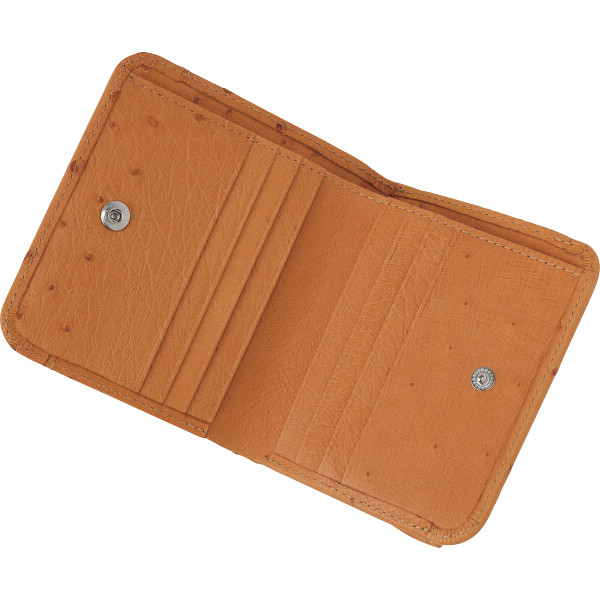 オストリッチ折財布 イエローのサムネイル画像2