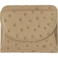 オストリッチ折財布