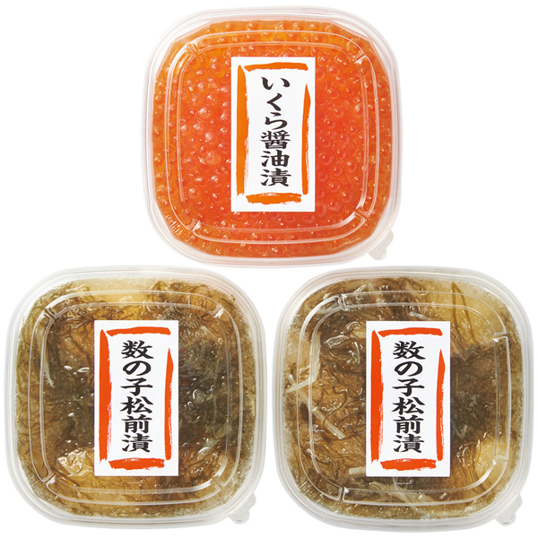 数の子松前漬＆北海道産いくら醤油漬のサムネイル画像1
