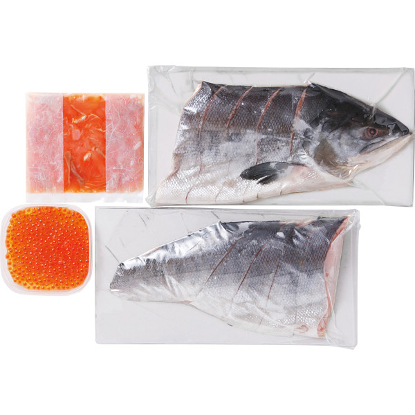 北海道産新巻鮭親子セットの商品画像