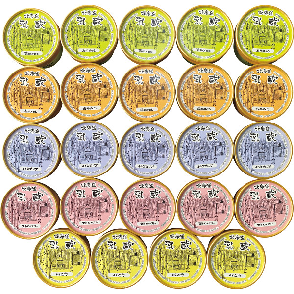 「乳蔵」北海道アイスクリーム（２４個）の商品画像
