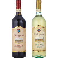 イタリア・トスカーナワイン紅白セット（２本）