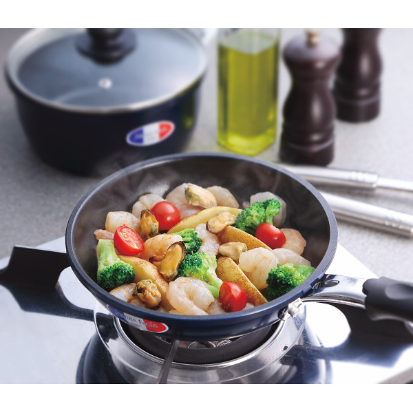 ジャンヌ・エコール　片手鍋（１８ｃｍ）＆フライパン（１８ｃｍ）セットのサムネイル画像1