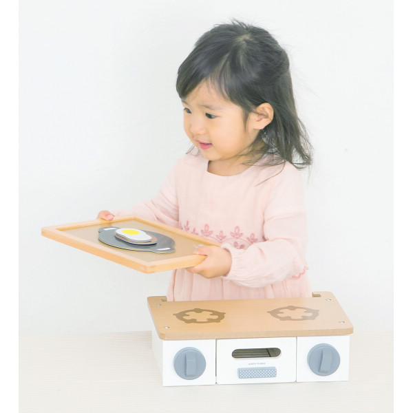 ウッディプッディ 磁石のおままごと やさいとキッチンセット