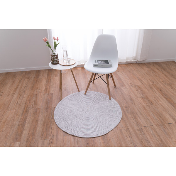 コットンブレイドラグ グレーのサムネイル画像1