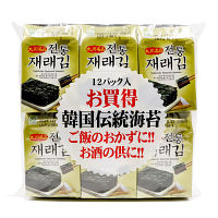 徳山物産　韓国伝統海苔　１２袋