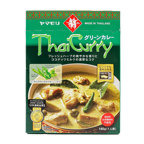 119円 【正規通販】 ヤマモリ タイカレー グリーン 180ｇ