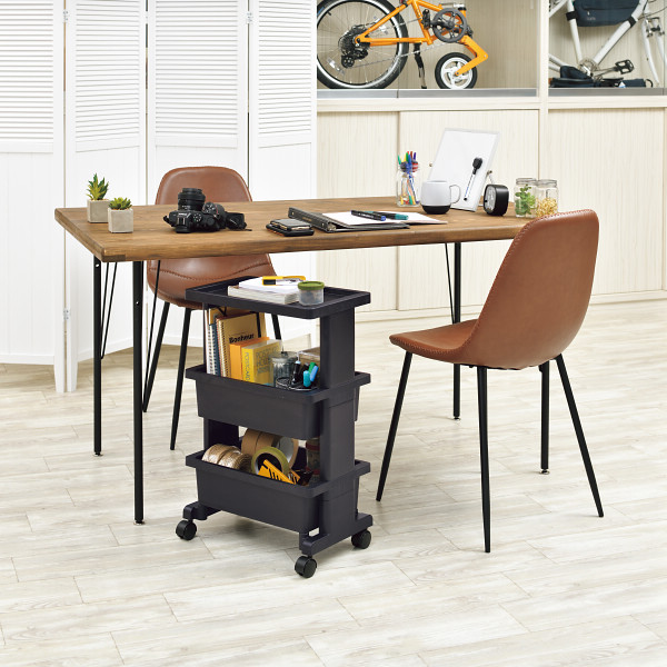 テーブルワゴンミニ ブラックのサムネイル画像2