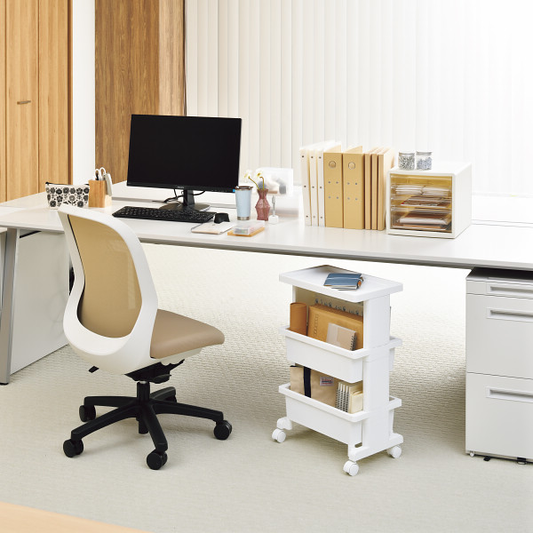 テーブルワゴンミニ ホワイトのサムネイル画像3