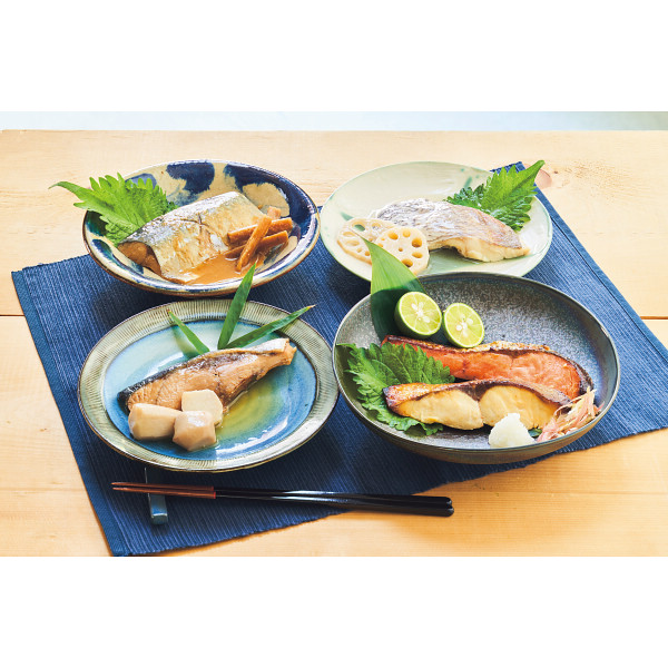 竹八　煮魚菜と炙り西京吟醸漬詰合せのサムネイル画像1