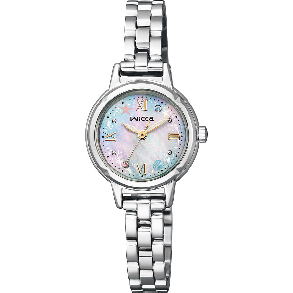 シチズン　ウィッカ　ソーラーレディース腕時計 シルバーの商品画像