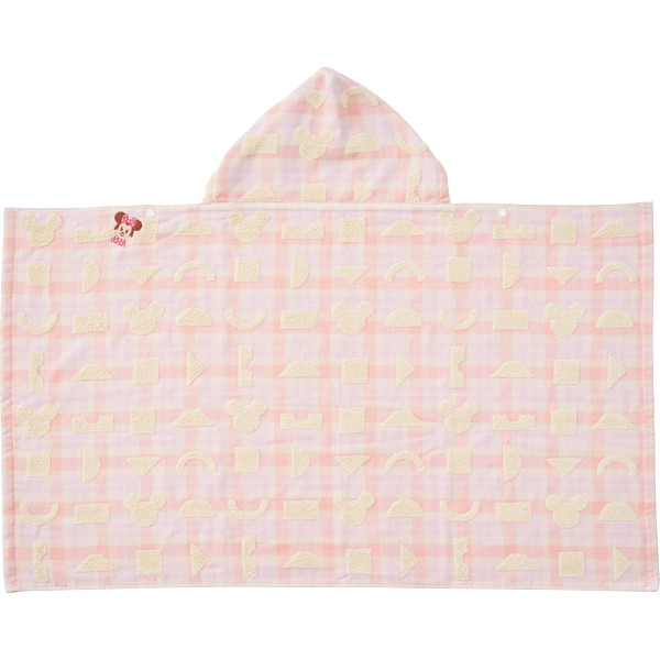 ＥＲＡＢＵ　フード付きバスタオル・スタイ・タオルハンカチセット ピンクの商品画像