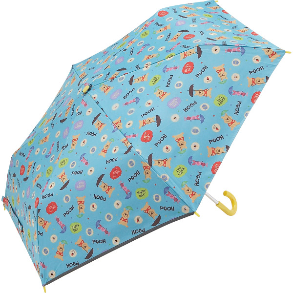 ディズニー　子供用晴雨兼用折りたたみ傘（５０ｃｍ）　くまのプーさん