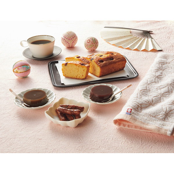 菓のや織　今治タオル和菓子セットのサムネイル画像1