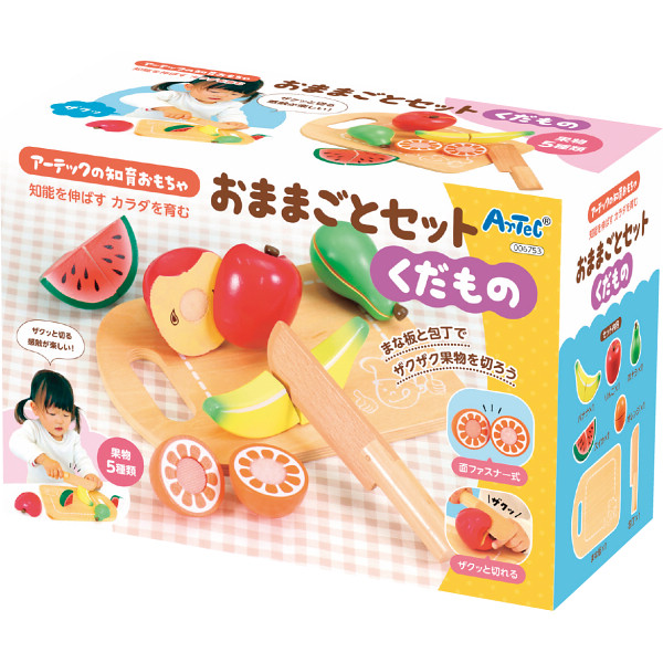 木製おままごとセット くだもののサムネイル画像1