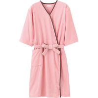 ＵＣＨＩＮＯ　エアリータッチレディスローブ　Ｍ ピンク 