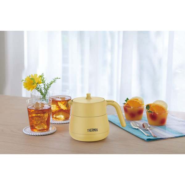 サーモス　ティーポット（４５０ｍｌ） ベージュのサムネイル画像1