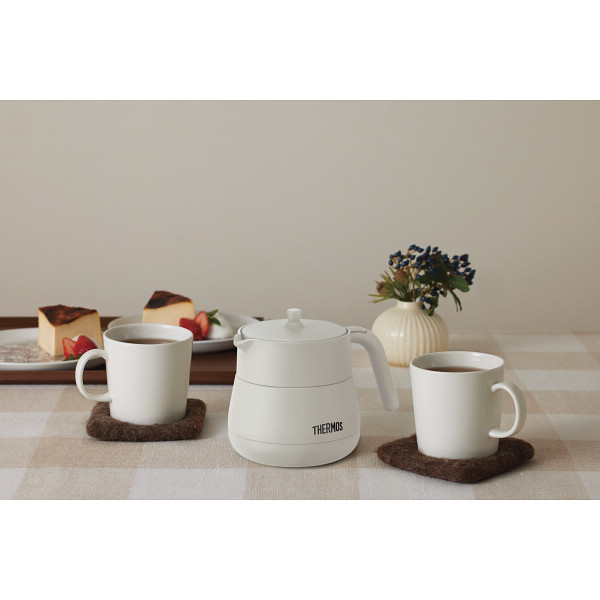 サーモス　ティーポット（４５０ｍｌ） ライトグレーのサムネイル画像1