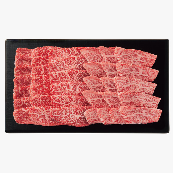 銀座吉澤　鹿児島県産黒毛和牛　モモ・ロース焼肉用（計５００ｇ）のサムネイル画像1
