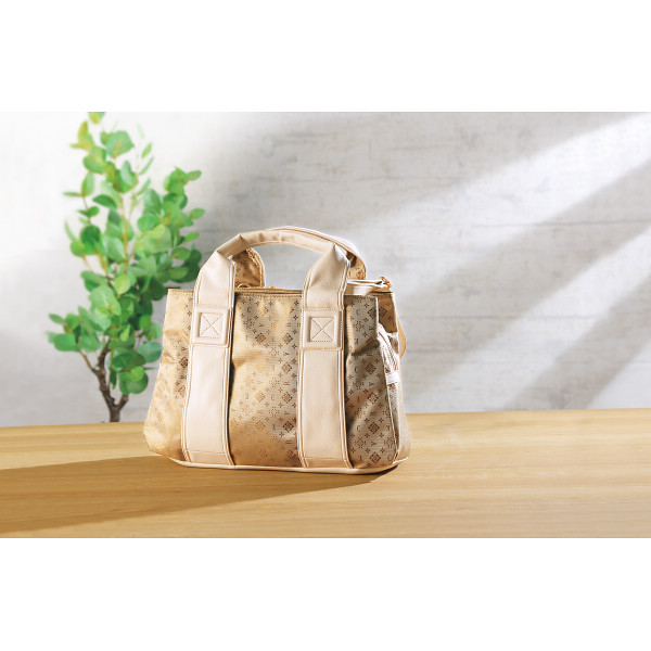 クレアトラベラー　トラベルバッグ３点セット ゴールドのサムネイル画像1