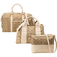 クレアトラベラー　トラベルバッグ３点セット ゴールド 