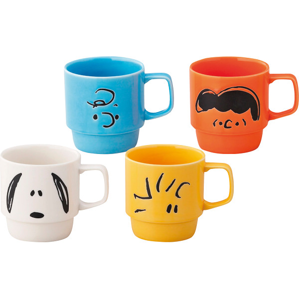 ピーナッツ スタックマグ 4ピースセット | シャディギフトモール