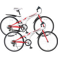 スウィツスポート　２６型クロスバイク　折畳み自転車（２台組）