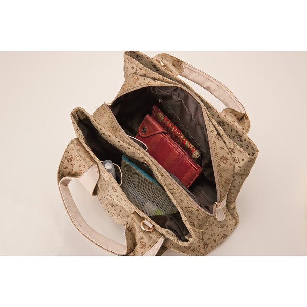 クレアトラベラー　ショルダートートバッグ ゴールドのサムネイル画像1