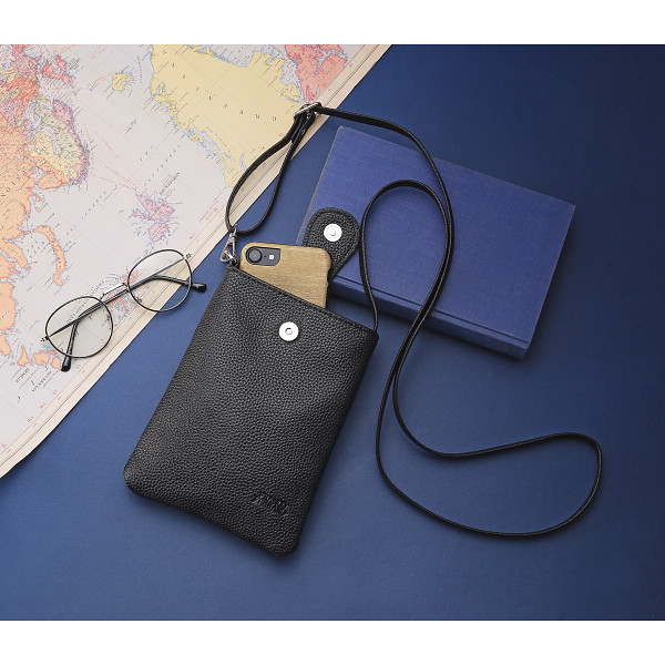 フランコフェラーロ　スマホポシェット ブラックのサムネイル画像2