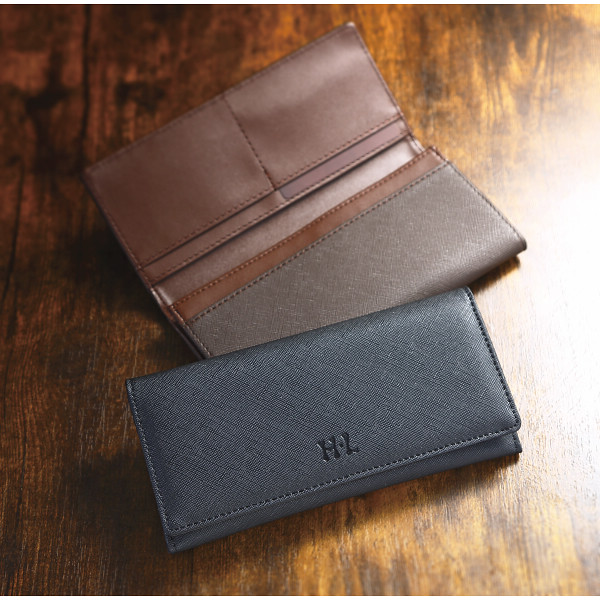 アッシュ・エル　メンズ長財布 ブラックのサムネイル画像2
