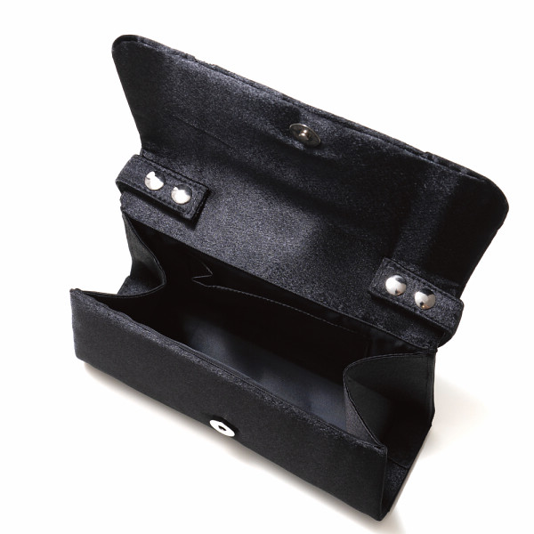 レースフォーマルバッグ ブラックのサムネイル画像1