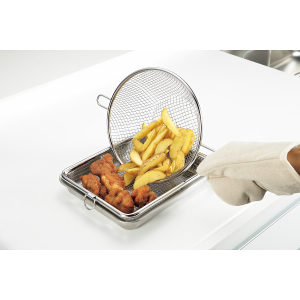 燕熟の技　ステンレスバット＆角ザルセットのサムネイル画像3