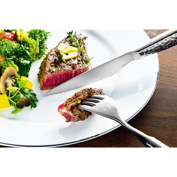 燕熟の技　ステーキナイフ＆フォーク８本セットのサムネイル画像1