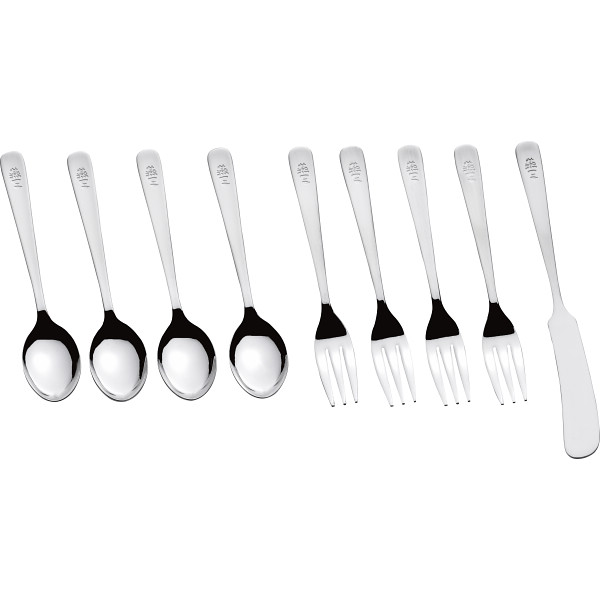 燕三 ステンレスライラック カトラリー9本セット | シャディギフトモール