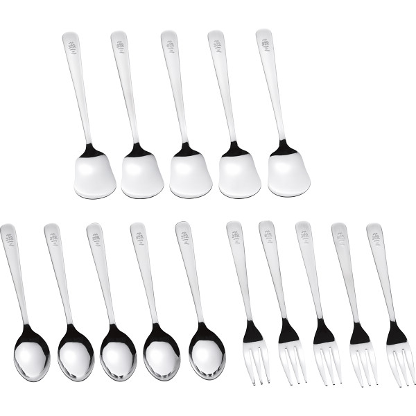 燕三 ステンレスライラック カトラリー15本セット | シャディギフト