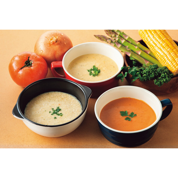 マーゼルマーゼル　野菜３４種＆米こうじ入りスープ５種５個ギフトセットのサムネイル画像1