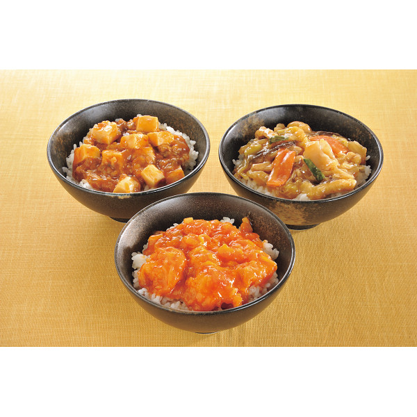 米久　大龍ミニ丼の具３種セットのサムネイル画像1