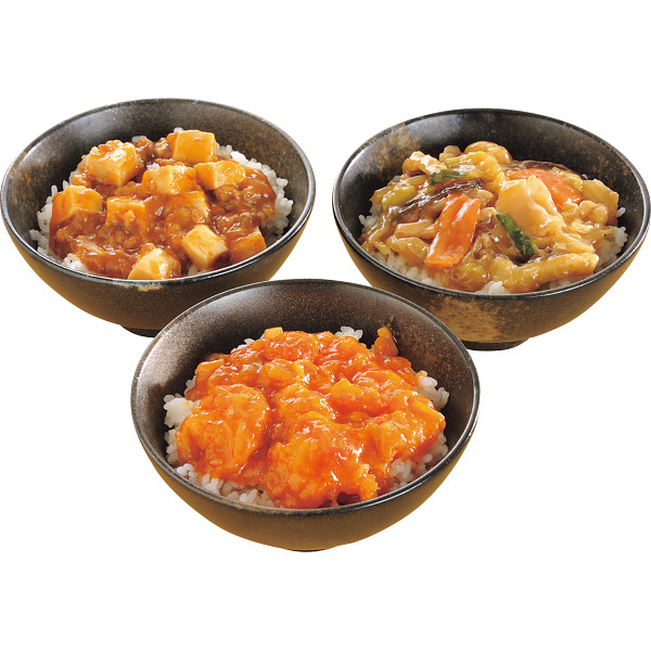 米久　大龍ミニ丼の具３種セットのサムネイル画像2