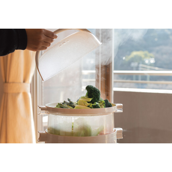 アナバス　スチーム名人　簡単蒸し器Ｌのサムネイル画像3