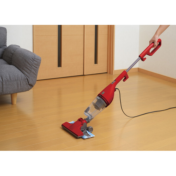 ツインバード　ワイパースティック型クリーナー　フキトリッシュａ　Ｒ レッドのサムネイル画像1