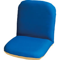 コンパクトリクライニング座椅子 ブルー 