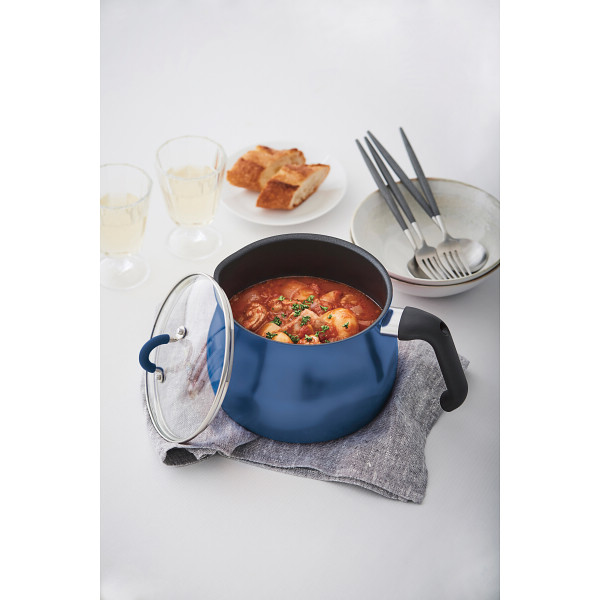 トゥーメイ　ＩＨ対応マルチポット（Ｌ） ネイビーのサムネイル画像1